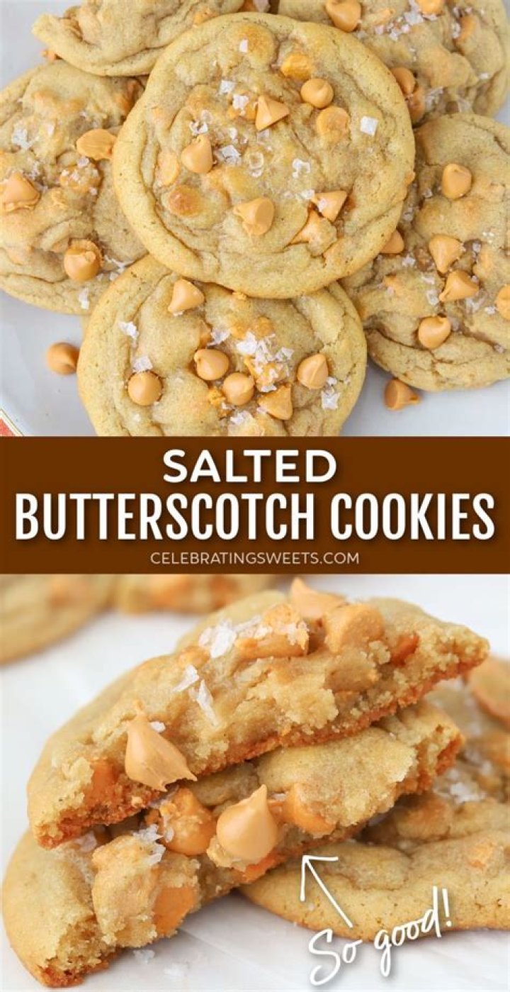 Salted Butterscotch Cookies - Celebrating Sweets